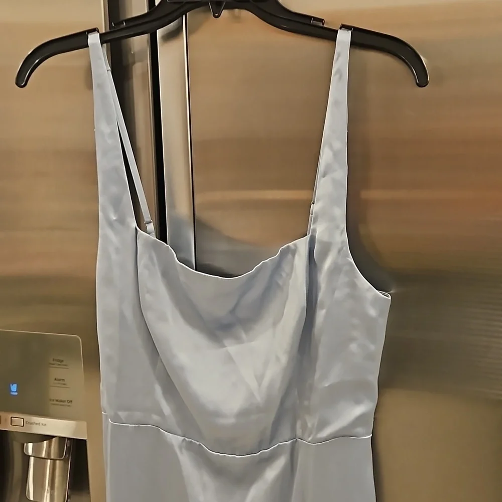 💕REFORMATION💕 Solay Silk Dress ~ Mineral 6 NWT
